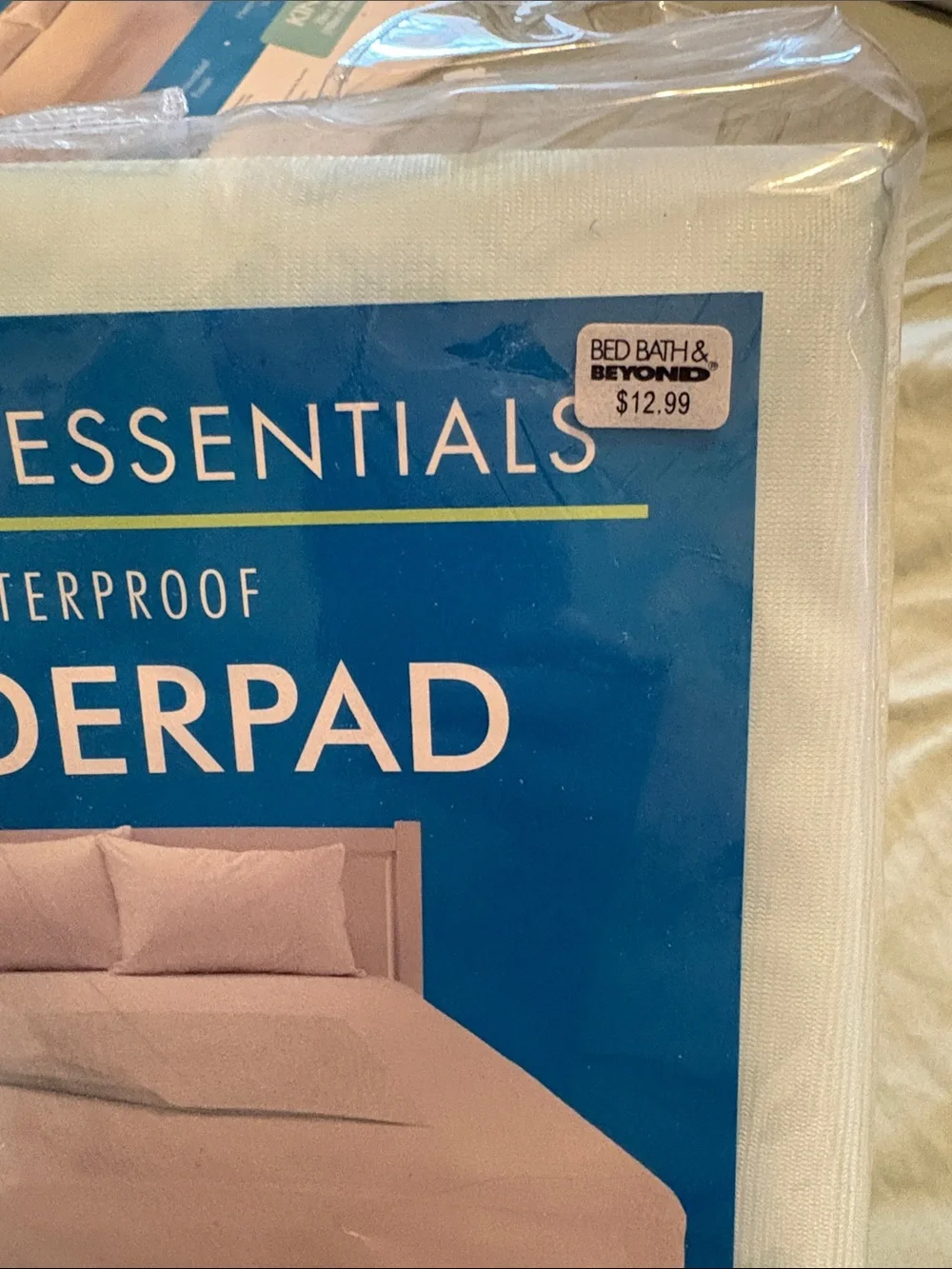 Essentials Quilted Waterproof Underpad - Pale Blue